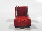 1993 Hot Wheels Ford Stake Bed Truck Red Die Cast Toy Car Vehicle Semi Rig Tractor