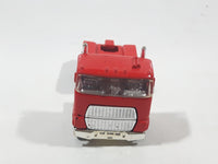 1993 Hot Wheels Ford Stake Bed Truck Red Die Cast Toy Car Vehicle Semi Rig Tractor