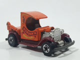 1980 Hot Wheels Oldies But Goodies Dumpin' A Dump Truck Orange and Brown Die Cast Toy Car Vehicle