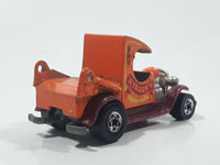 1980 Hot Wheels Oldies But Goodies Dumpin' A Dump Truck Orange and Brown Die Cast Toy Car Vehicle