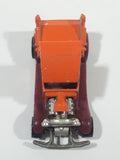 1980 Hot Wheels Oldies But Goodies Dumpin' A Dump Truck Orange and Brown Die Cast Toy Car Vehicle