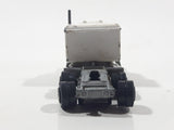Vintage Yatming Kenworth Semi Tractor Truck 'White Wheels' White Die Cast Toy Car Vehicle