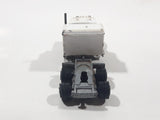 Vintage Yatming Kenworth Semi Tractor Truck 'White Wheels' White Die Cast Toy Car Vehicle