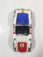 Vintage Corgi Toys Porsche Carrera 6 #1 White Die Cast Toy Car Vehicle