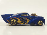 2008 Hot Wheels All Stars '41 Willys Blue Die Cast Toy Hot Rod Car Vehicle