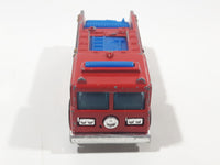 1982 Hot Wheels Fire Eater Red Fire Truck Die Cast Toy Car Vehicle - BW - Blue Lights - Hong Kong