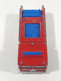 1982 Hot Wheels Fire Eater Red Fire Truck Die Cast Toy Car Vehicle - BW - Blue Lights - Hong Kong