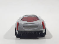 2003 Hot Wheels First Editions Cadillac Cien Silver Die Cast Toy Car Vehicle