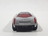 2003 Hot Wheels First Editions Cadillac Cien Silver Die Cast Toy Car Vehicle