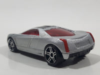 2003 Hot Wheels First Editions Cadillac Cien Silver Die Cast Toy Car Vehicle