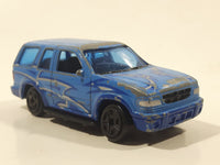 MotorMax No. 6061 Ford Explorer Blue Die Cast Toy Car Sport Utility Vehicle SUV