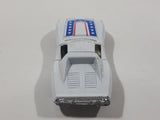 Yatming No. 1002 Chevrolet Corvette Racer White Die Cast Toy Car Vehicle