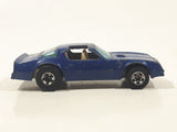 Vintage 1980 Hot Wheels Hot Ones Hot Bird Blue Die Cast Toy Car Vehicle