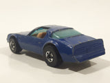 Vintage 1980 Hot Wheels Hot Ones Hot Bird Blue Die Cast Toy Car Vehicle