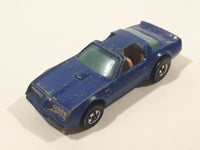 Vintage 1980 Hot Wheels Hot Ones Hot Bird Blue Die Cast Toy Car Vehicle