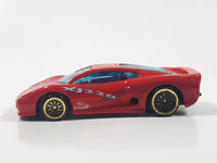 2000 Hot Wheels Jaguar XJ220 Red Die Cast Toy Car Vehicle