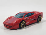 2000 Hot Wheels Jaguar XJ220 Red Die Cast Toy Car Vehicle