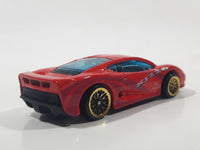 2000 Hot Wheels Jaguar XJ220 Red Die Cast Toy Car Vehicle