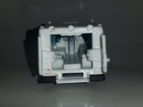 1989 Hot Wheels Workhorses American Ambulance White Die Cast Toy Car Emergency Paramedics Rescue Vehicle with Opening Rear Doors