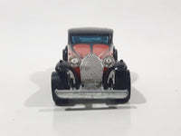 1981 Hot Wheels '37 Bugatti Black Red Die Cast Toy Classic Luxury Car Vehicle