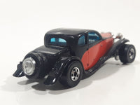 1981 Hot Wheels '37 Bugatti Black Red Die Cast Toy Classic Luxury Car Vehicle