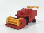 Vintage 1978 Lesney Matchbox No. 51 Combine Harvester Red Die Cast Toy Farming Machinery Equipment Vehicle