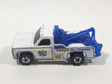 1977 Hot Wheels Flying Colors Ramblin' Wrecker Tow Truck Rig White Die Cast Toy Car Vehicle - Hong Kong