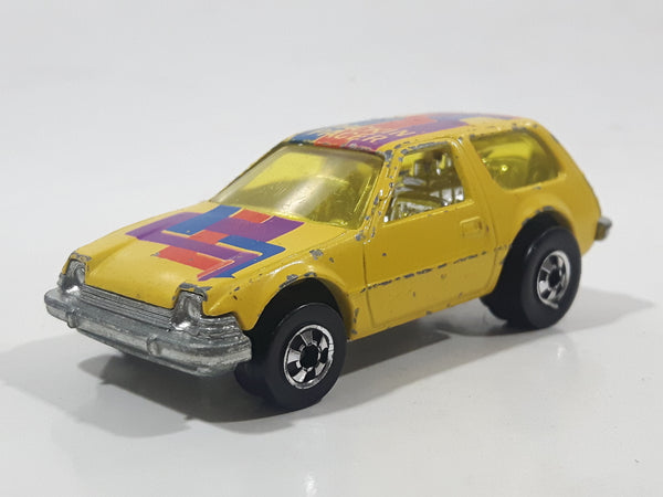 1978 Hot Wheels Flying Colors Packin' Pacer Yellow Die Cast Toy Car Vehicle - Hong Kong