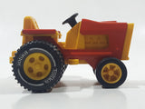 Vintage Tonka Tractor Yellow and Orange Pressed Steel and Plastic Toy Car Vehicle 811002