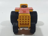 Vintage Tonka Tractor Yellow and Orange Pressed Steel and Plastic Toy Car Vehicle 811002