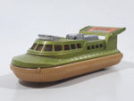 Vintage 1972 Lesney Matchbox Superfast Hovercraft No. 72 & 2 Green and Tan Die Cast Toy Watercraft Boat Rescue Emergency Vehicle Made in England