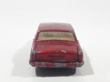 Vintage 1979 Lesney Matchbox Superfast No. 39 Rolls Royce Silver Shadow II Dark Red Die Cast Toy Car Vehicle with Opening Doors