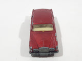 Vintage 1979 Lesney Matchbox Superfast No. 39 Rolls Royce Silver Shadow II Dark Red Die Cast Toy Car Vehicle with Opening Doors