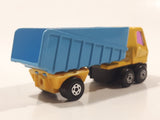 Vintage 1973 Lesney Matchbox Superfast No. 50 Articulated Semi Tractor Truck and Trailer Yellow Die Cast Toy Car Vehicle