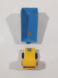 Vintage 1973 Lesney Matchbox Superfast No. 50 Articulated Semi Tractor Truck and Trailer Yellow Die Cast Toy Car Vehicle