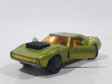 Vintage 1972 Lesney Matchbox Superfast AMX Javelin No. 9 Metallic Green Die Cast Toy Car Vehicle with Opening Doors