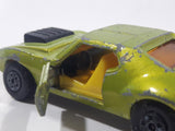 Vintage 1972 Lesney Matchbox Superfast AMX Javelin No. 9 Metallic Green Die Cast Toy Car Vehicle with Opening Doors