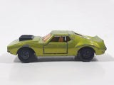 Vintage 1972 Lesney Matchbox Superfast AMX Javelin No. 9 Metallic Green Die Cast Toy Car Vehicle with Opening Doors