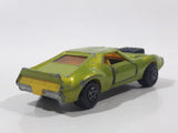Vintage 1972 Lesney Matchbox Superfast AMX Javelin No. 9 Metallic Green Die Cast Toy Car Vehicle with Opening Doors