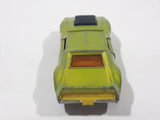 Vintage 1972 Lesney Matchbox Superfast AMX Javelin No. 9 Metallic Green Die Cast Toy Car Vehicle with Opening Doors