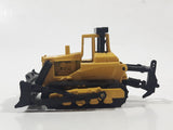 Vintage Zylmex P378 Tractor Bull Dozer Yellow and Black Die Cast Toy Car Vehicle