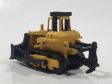 Vintage Zylmex P378 Tractor Bull Dozer Yellow and Black Die Cast Toy Car Vehicle
