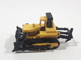 Vintage Zylmex P378 Tractor Bull Dozer Yellow and Black Die Cast Toy Car Vehicle