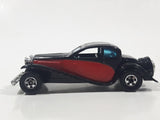 1981 Hot Wheels '37 Bugatti Black Red Die Cast Toy Classic Luxury Car Vehicle