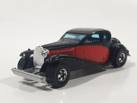 1981 Hot Wheels '37 Bugatti Black Red Die Cast Toy Classic Luxury Car Vehicle