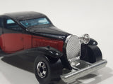 1981 Hot Wheels '37 Bugatti Black Red Die Cast Toy Classic Luxury Car Vehicle