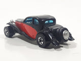 1981 Hot Wheels '37 Bugatti Black Red Die Cast Toy Classic Luxury Car Vehicle