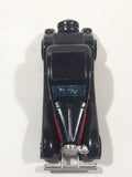 1981 Hot Wheels '37 Bugatti Black Red Die Cast Toy Classic Luxury Car Vehicle