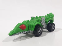 1988 Hot Wheels Speed Demons Fangster Green with Red Eyes Die Cast Toy Creature Car Vehicle