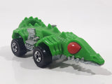 1988 Hot Wheels Speed Demons Fangster Green with Red Eyes Die Cast Toy Creature Car Vehicle